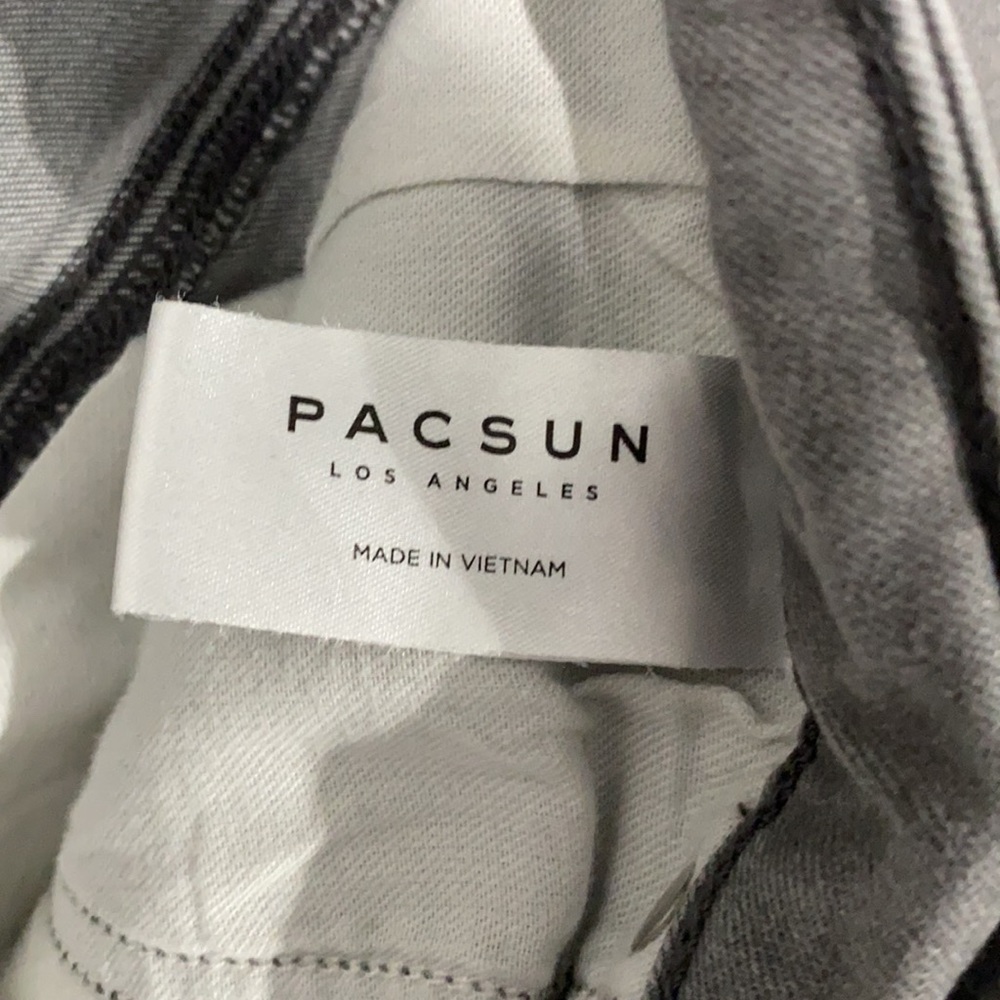 Gray/Grey Pac Sun Skinny Jeans 31x32 - Picture 6 of 6